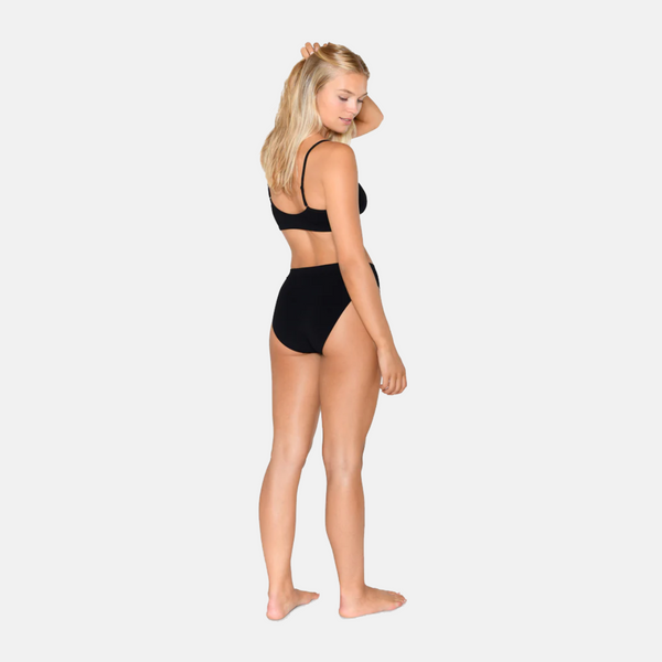 Black bamboo tai panties