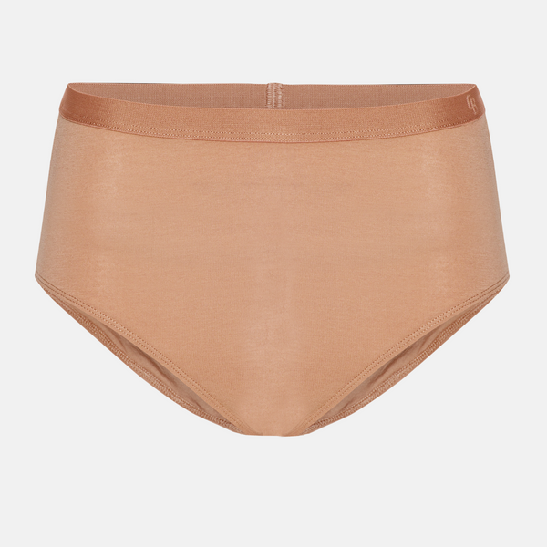 Tan bamboo maxi panties - 3 pack