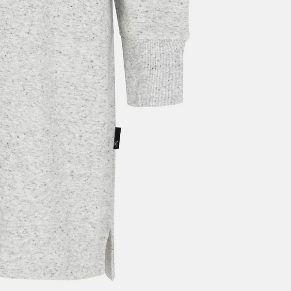 Light grey bamboo hoodie dress