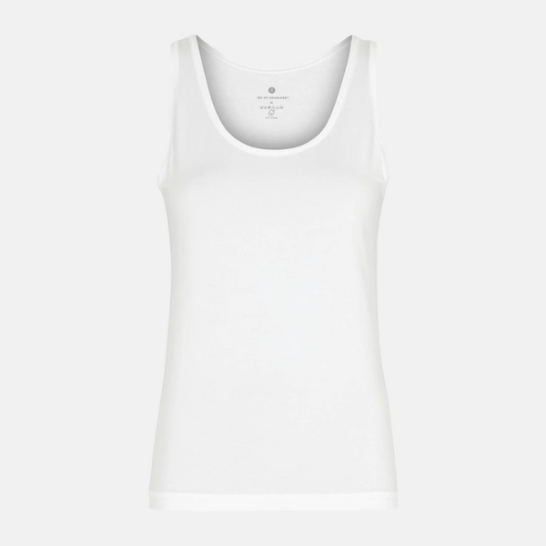 2 white bamboo tank tops