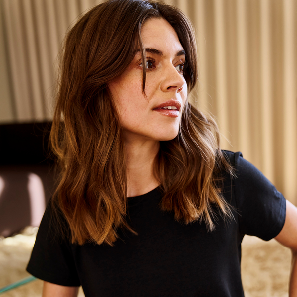 Black Bamboo T-shirt with round neck