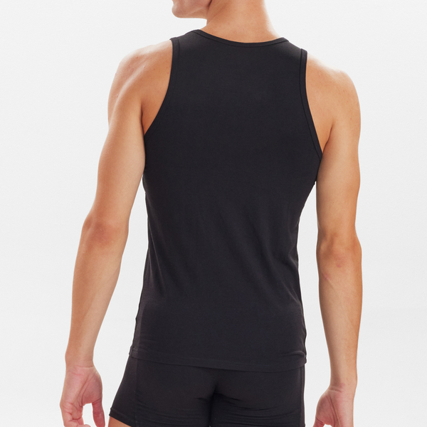 2 black bamboo tank tops