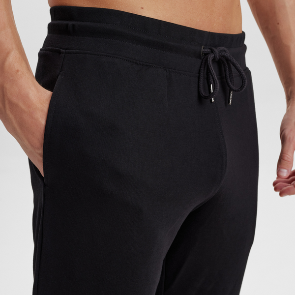 Black badge bamboo sweatpants