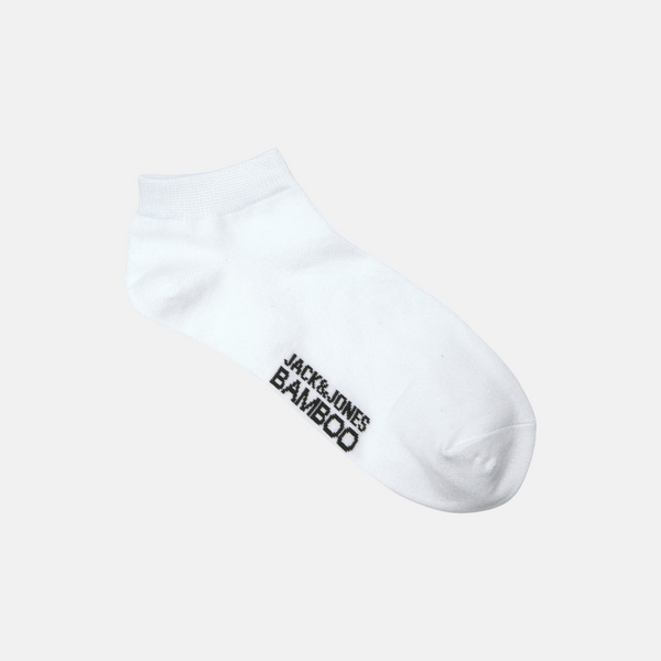 JACBASIC Bamboo ankle socks white 5 pack