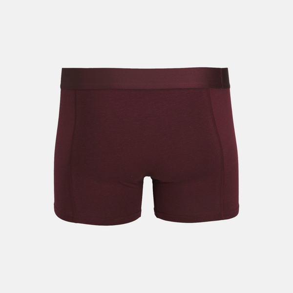 JACBASIC bamboo underpants 3 pack in red/navy/black