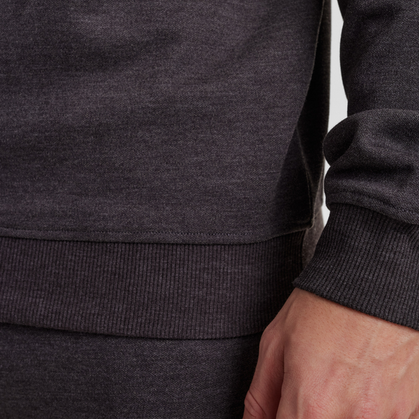 Dark grey badge bamboo sweatshirt