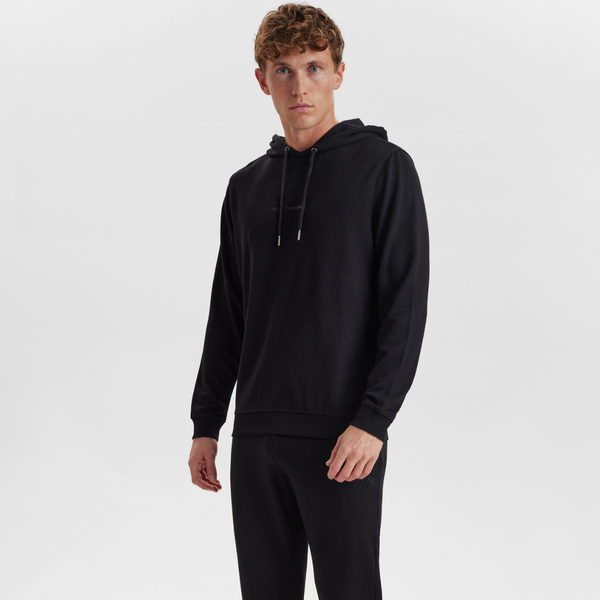 Black badge bamboo hoodie