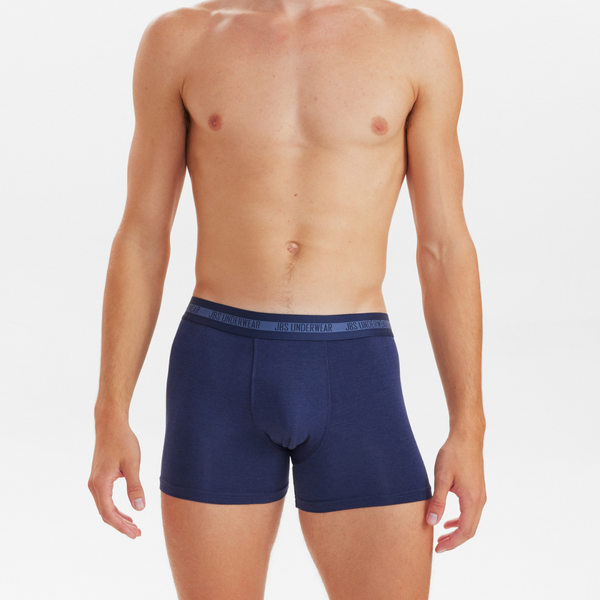 3 pairs of bamboo underwear black - navy - gray