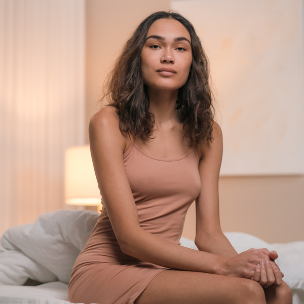 Tan bamboo petticoat