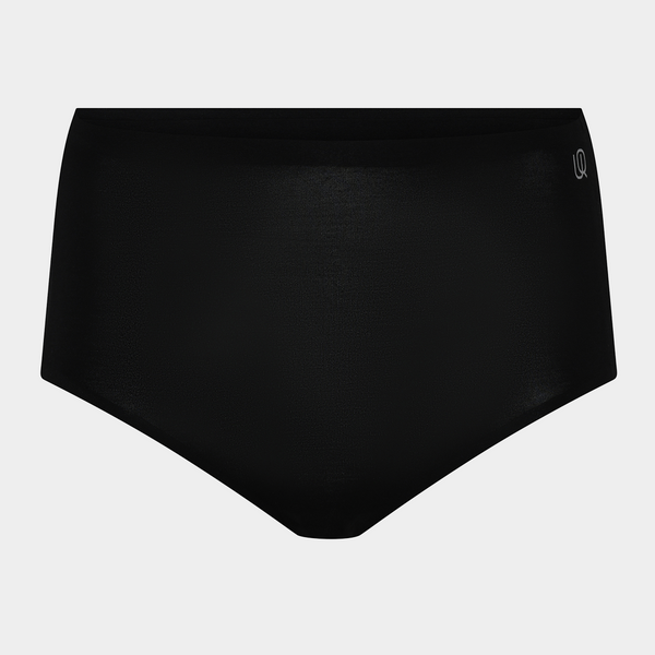 3 pack Bamboo maxi panties - black-white-nude