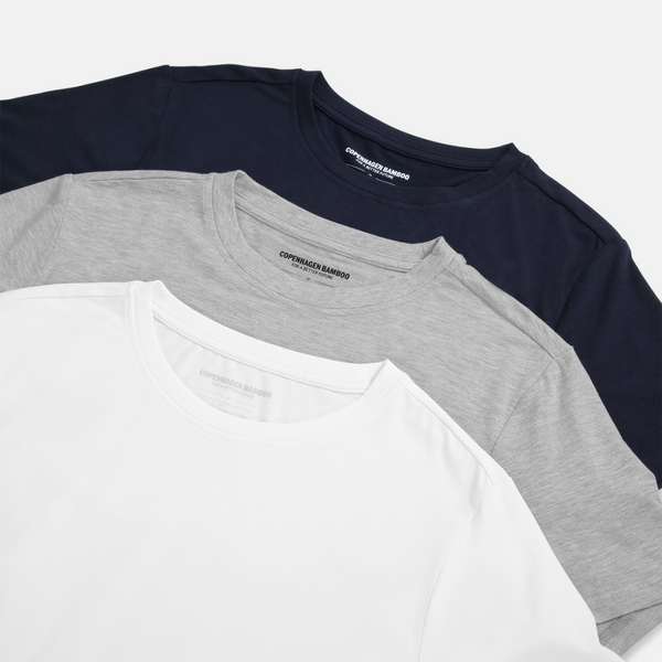 Green short-sleeved bamboo T-shirt