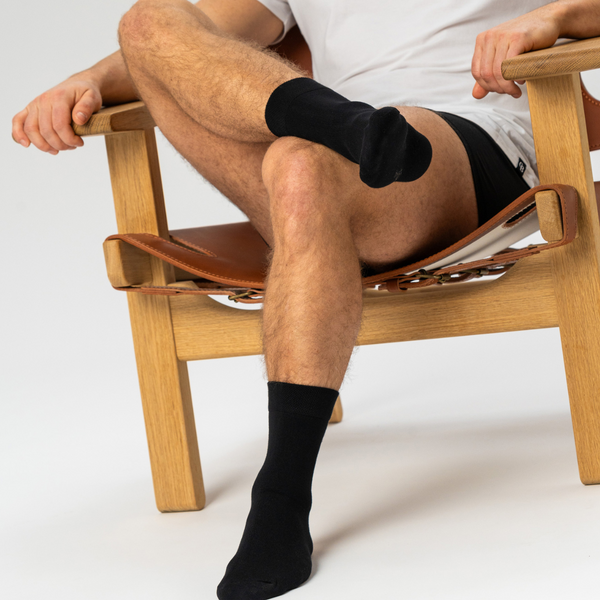 10 pairs of bamboo socks low cut black/dark grey