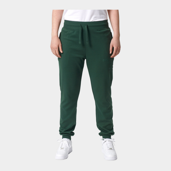 Green bamboo sweatpants with logo