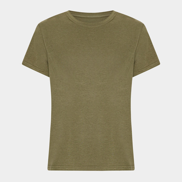3 pack bamboo T-shirt conditioner green/olive/green