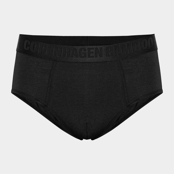 Bamboo men's briefs - 3 pack black - navy - grey