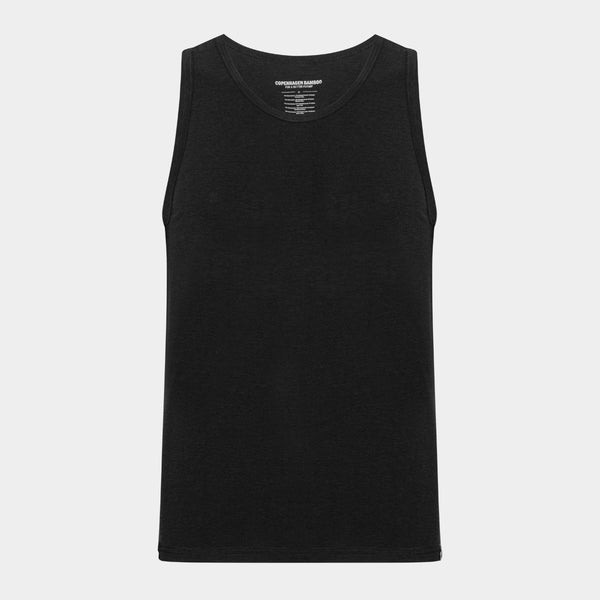 4 pack black bamboo tank top