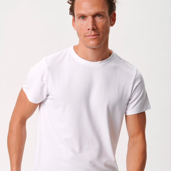 3 pack white bamboo T-shirt