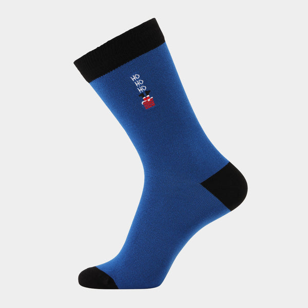 5 pairs of bamboo socks - Christmas embroidery