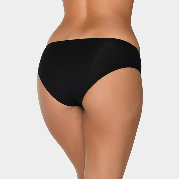 3 pack Bamboo tai panties - black