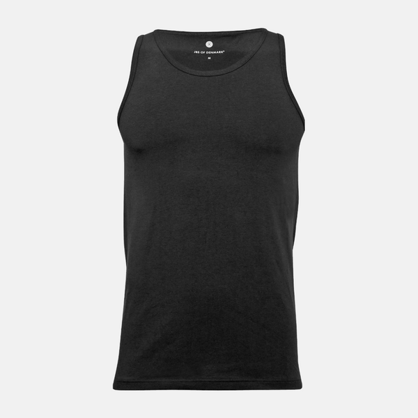 Sort tank top i bambus