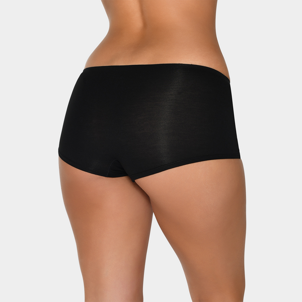 3 pack Bamboo hotpants - black
