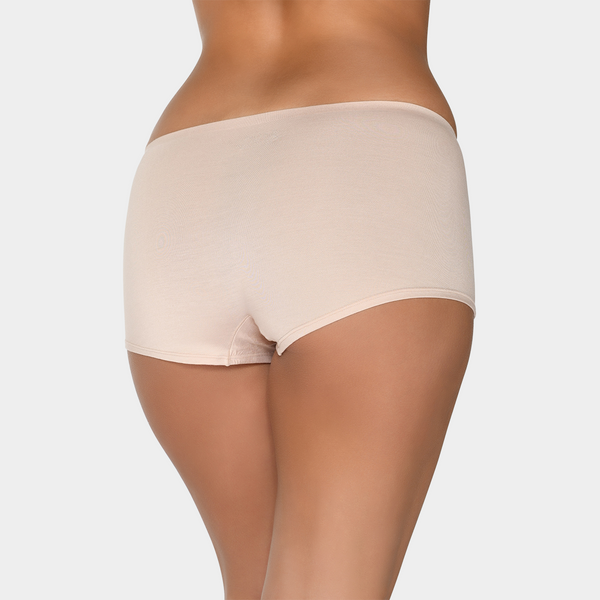 Nude bamboo hot pants