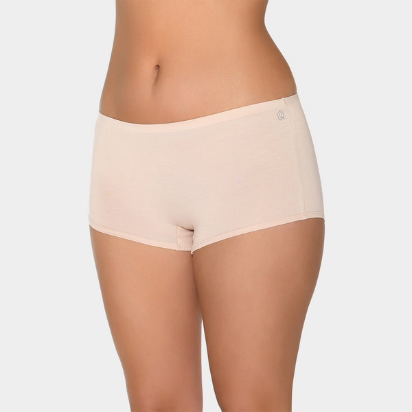 Nude bamboo hot pants