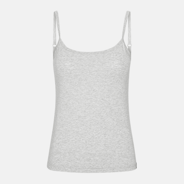 4 pack bamboo tops with thin straps white/gray