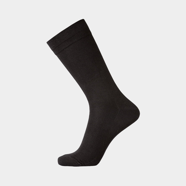 5 pairs of black bamboo socks without elastic