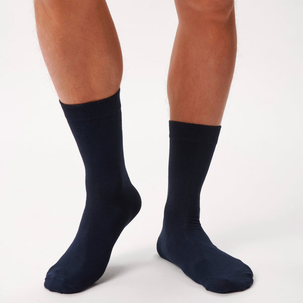 5 par bambus strømper i army og stribe mix Copenhagen Bamboo