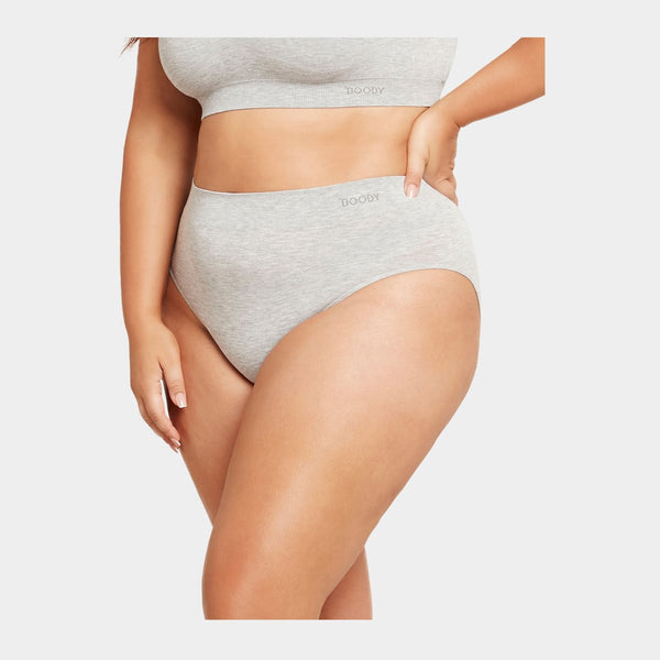 Lysegrå bambus maxi trusser Boody