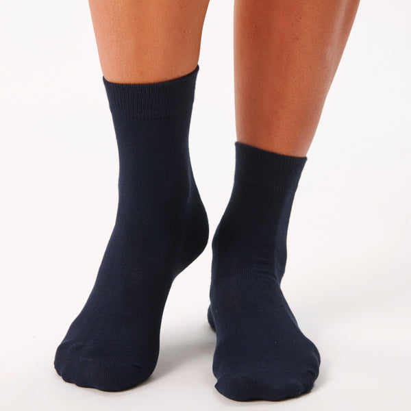 5 par bambus strømper i mauve og stribe mix Copenhagen Bamboo