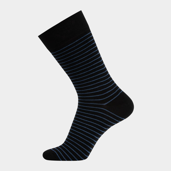 7 par stribet bambus strømper JBS