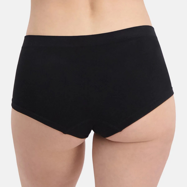 Sophie bamboo hipsters with narrow elastic edge - black 2 pack