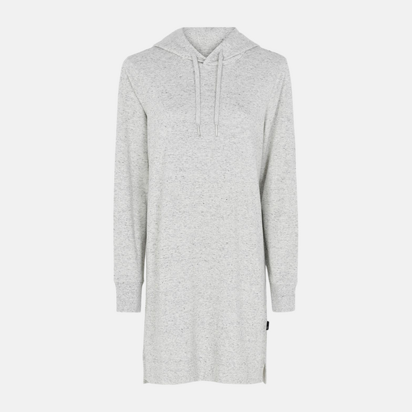 Light grey bamboo hoodie dress