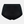 Black Bamboo maxi panties with feminine details