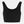 Black bra top in bamboo with wide straps