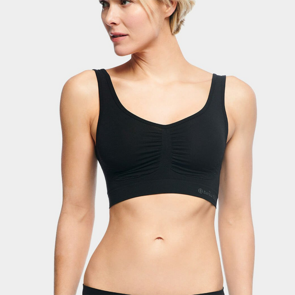 Nova bamboo bra without padding - black 2 pack