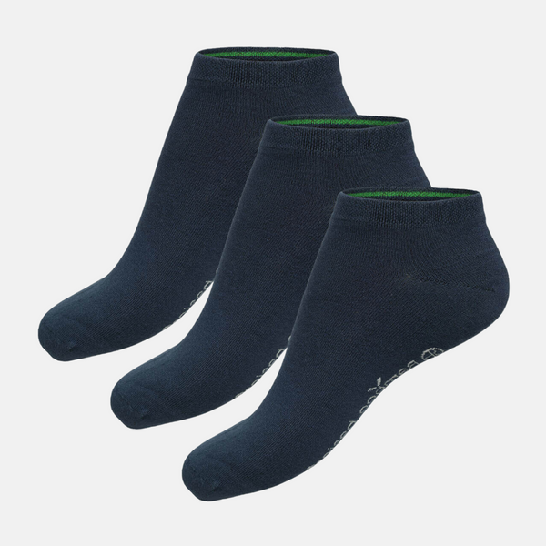 Dani bamboo ankle socks - dark blue 3 pack