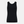 Black bamboo tank top with feminine details