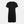 Jacqueline bamboo short-sleeved nightgown - black