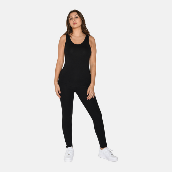 2-Pack Bamboo Tank Top - Black-white