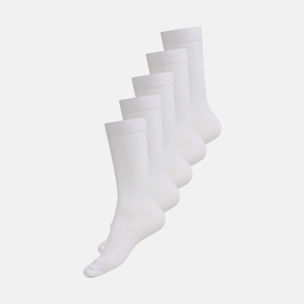 White bamboo socks 5 pack