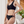 Black Bamboo G-string panties with feminine details