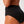 6 pack bamboo maxi panties black/tan