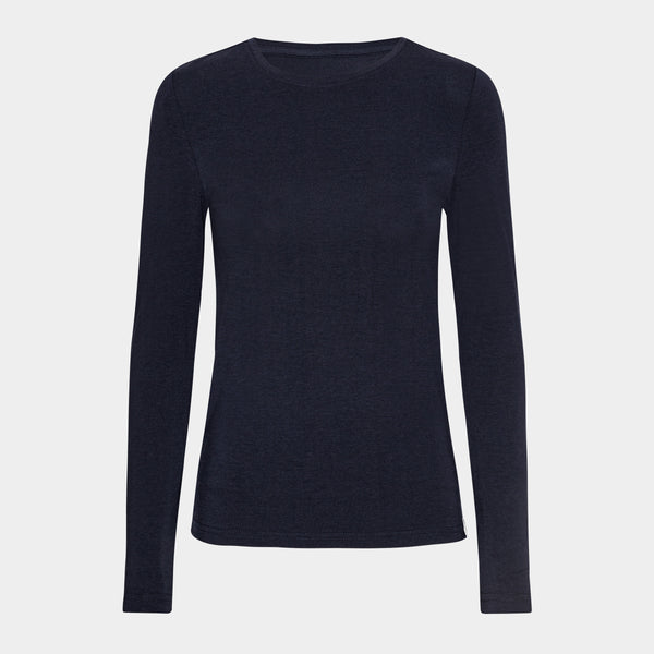 3 pack long sleeve bamboo T-shirt black/white/navy