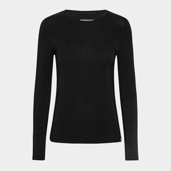3 pack long sleeve bamboo T-shirt black/white/navy