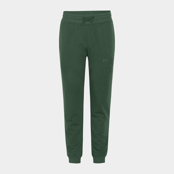 Green bamboo hoodie jogging set with logo
