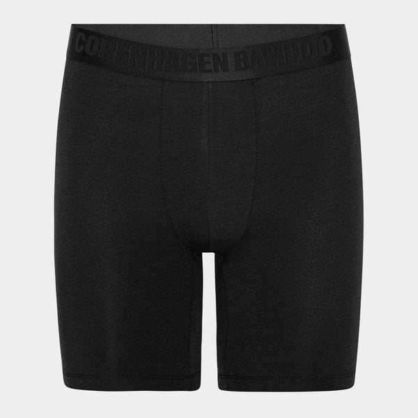 Bamboo long-leg briefs - 3 pack black