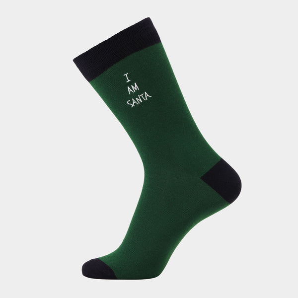 5 pairs of bamboo socks - Christmas embroidery